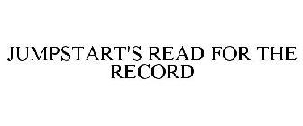 JUMPSTART'S READ FOR THE RECORD
