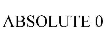 ABSOLUTE 0