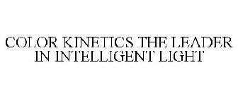 COLOR KINETICS THE LEADER IN INTELLIGENT LIGHT