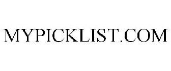MYPICKLIST.COM