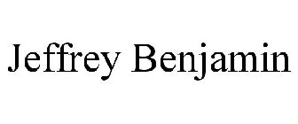 JEFFREY BENJAMIN