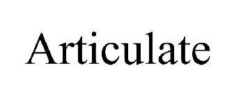 ARTICULATE