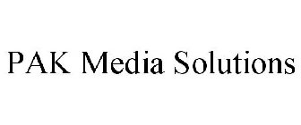 PAK MEDIA SOLUTIONS