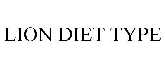 LION DIET TYPE