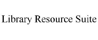 LIBRARY RESOURCE SUITE