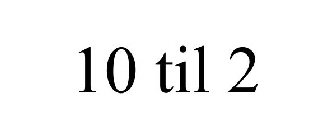 10 TIL 2