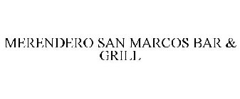 MERENDERO SAN MARCOS BAR & GRILL