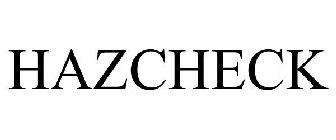HAZCHECK
