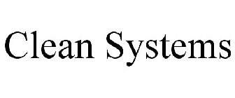 CLEAN SYSTEMS