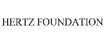 HERTZ FOUNDATION