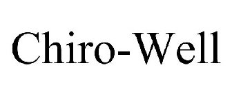 CHIRO-WELL