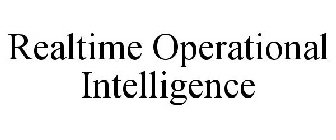 REALTIME OPERATIONAL INTELLIGENCE