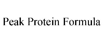 PEAK PROTEIN FORMULA