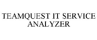 TEAMQUEST IT SERVICE ANALYZER