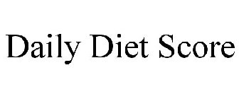 DAILY DIET SCORE