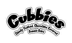 CUBBIES CANDY COATED, CHOCOLATE COVERED GUMMIE BEARS