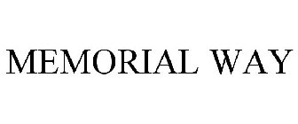 MEMORIAL WAY