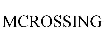 MCROSSING