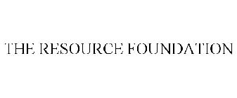 THE RESOURCE FOUNDATION