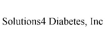 SOLUTIONS4 DIABETES, INC