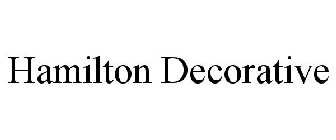 HAMILTON DECORATIVE