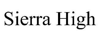 SIERRA HIGH