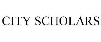 CITY SCHOLARS