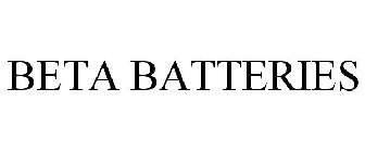 BETA BATTERIES