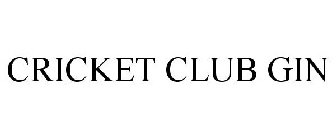 CRICKET CLUB GIN