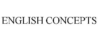 ENGLISH CONCEPTS