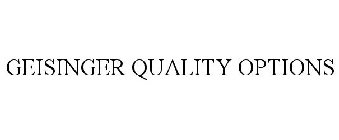 GEISINGER QUALITY OPTIONS