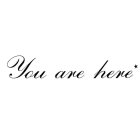 YOU ARE HERE