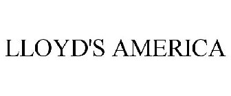 LLOYD'S AMERICA