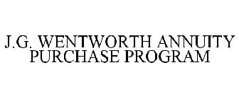 J.G. WENTWORTH ANNUITY PURCHASE PROGRAM