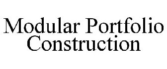 MODULAR PORTFOLIO CONSTRUCTION