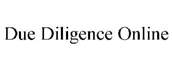 DUE DILIGENCE ONLINE