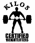 KILOS CERTIFIED WEIGHTLIFTERS