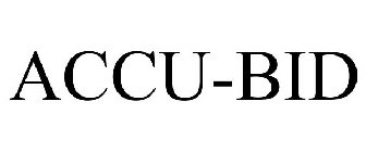 ACCU-BID