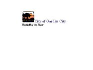 CITY OF GARDEN CITY NESTLED BY THE RIVER