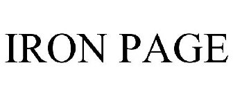 IRON PAGE