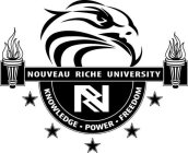 NR NOUVEAU RICHE UNIVERSITY KNOWLEDGE · POWER · FREEDOM