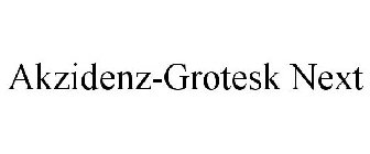 AKZIDENZ-GROTESK NEXT