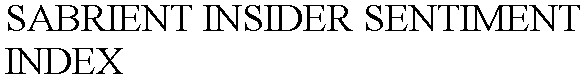 SABRIENT INSIDER SENTIMENT INDEX