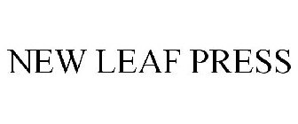 NEW LEAF PRESS