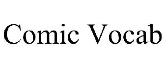 COMIC VOCAB