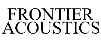 FRONTIER ACOUSTICS