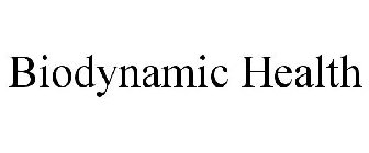 BIODYNAMIC HEALTH