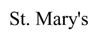ST. MARY'S