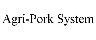 AGRI-PORK SYSTEM