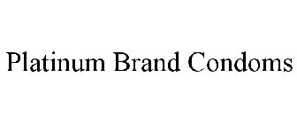 PLATINUM BRAND CONDOMS